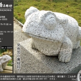 【藝術雕刻-MA-A-00009】可愛青蛙石雕